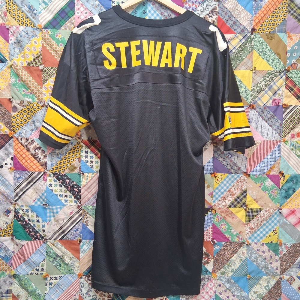 Vintage Y2K Kordell Stewart #10 Champion Jersey Size 48 Black Blank Made in USA